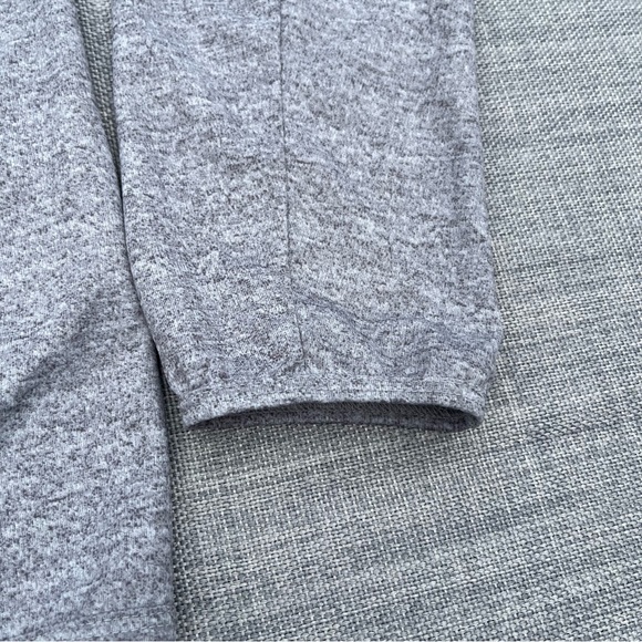 Uniqlo Youth Unisex Light Grey Full Zip Long Sleeve Hoodie Jacket Size 9-10Y - Picture 9 of 16